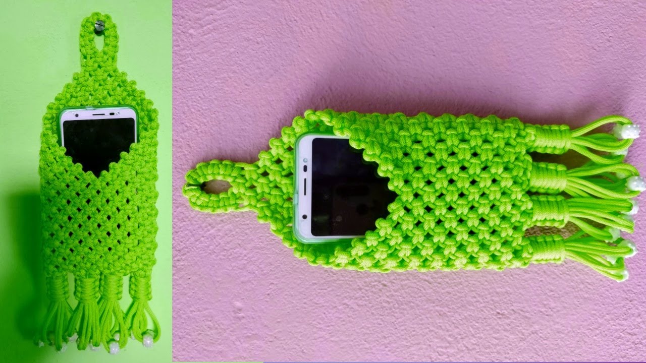 Mobile holder for your Car, multipurpose macrame mobile phone holder