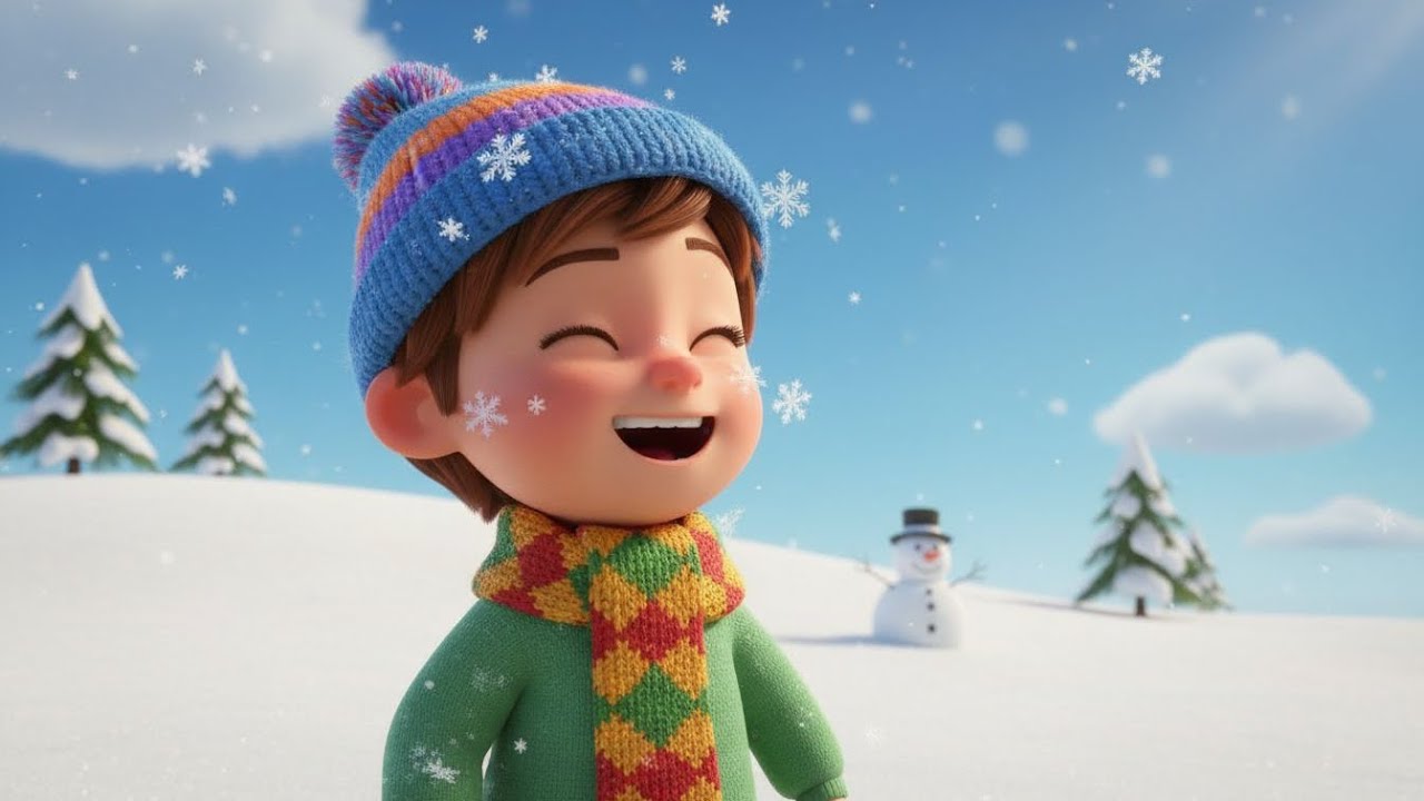 Snowflake Snowflake Little Snowflake | Winter Song for Kids | 3D ...