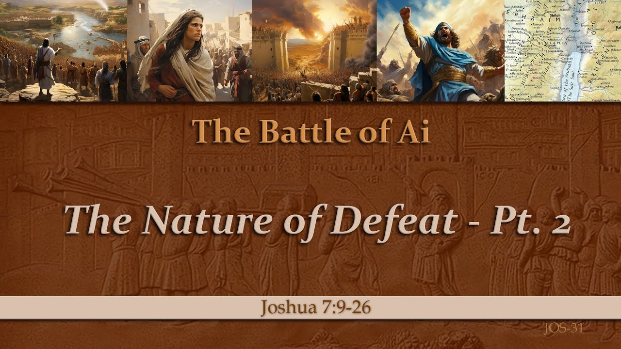 JOS-30 - «Битва при Аи: природа поражения» - Иисус Навин 7:1-8 - Пастор Уэллс