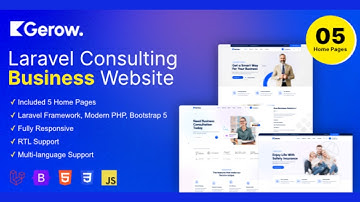 Gerow - Business Consulting Laravel Script Download || How to Create Business Consulting Website
