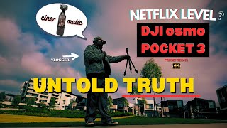 you look so WEIRD with your DJI osmo pocket 3 (Netflix level truth)