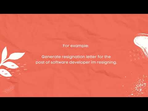 Free AI Resignation Letter Generator