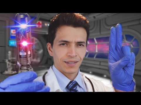 ASMR Examen de Nervios Craneales en el ESPACIO 🚀 Pruebas Raras