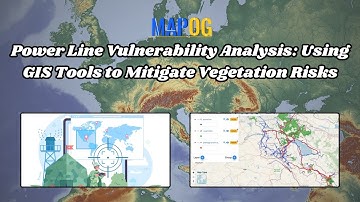 Powerline Vulnerability Analysis | GIS Tool for Vegetation Interference #gis #powerlines #vegetation