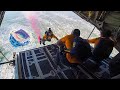 Crazy US Navy Parachute Team Jumps into Crowded Football Stadium