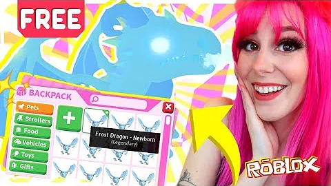 *NEW* FREE FROST DRAGON IN ADOPT ME! Roblox Adopt ...