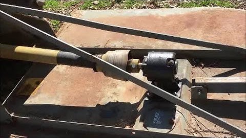 Vibrations In Brush Hog Update~PLUS Funny BLOOPER