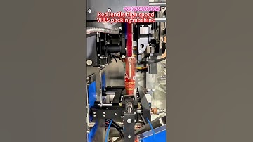 Automatic high speed red lentils VFFS vertical filling and weighing ,granule packing machine
