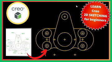Tutorial: How to Create a 2D Sketch in Creo Parametric