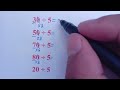 How to Divide by 5 Efficiently | Method That Only Works for 5 #mathematica #mathtrick #education