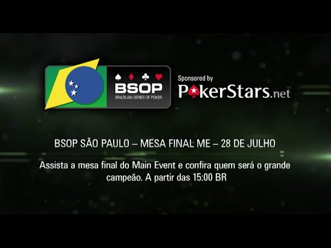 BSOP São Paulo 2015 Poker ao Vivo – Main Event, Mesa Final