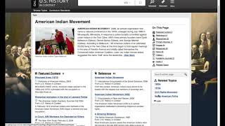 Exploring Topics in Gale's US History in Context Database