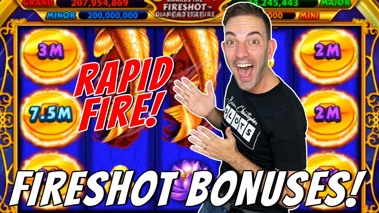 Rapid Fire Fireshot Bonuses! 🐟 Imperial Koi ⫸ Chumba Casino GC YouTube