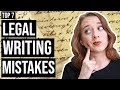 Write Like a Lawyer | 7 Common Legal Writing Mistakes!