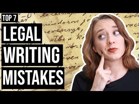 writing law