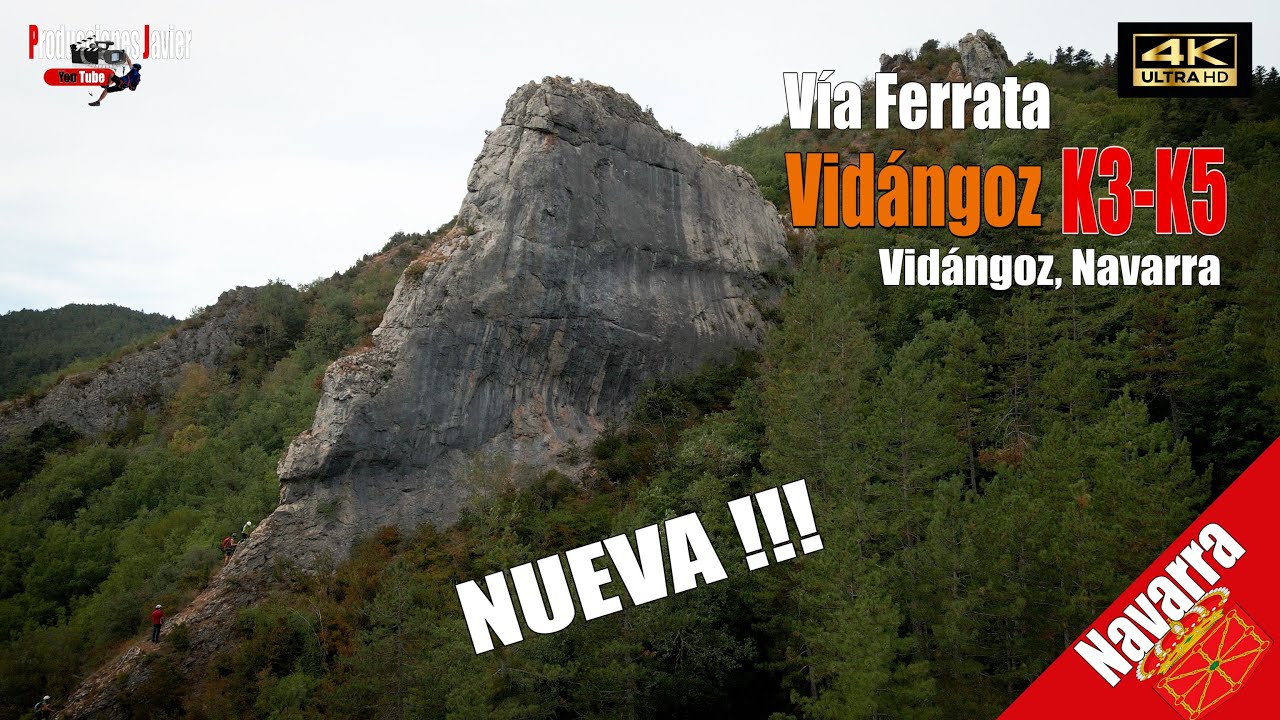 NUEVA !!!Vía Ferrata Vidángoz K3 K5.Vidángoz, Navarra