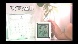 Touch Screen Digital Thermometer Hygrometer Indoor Temperature Humidity Meter