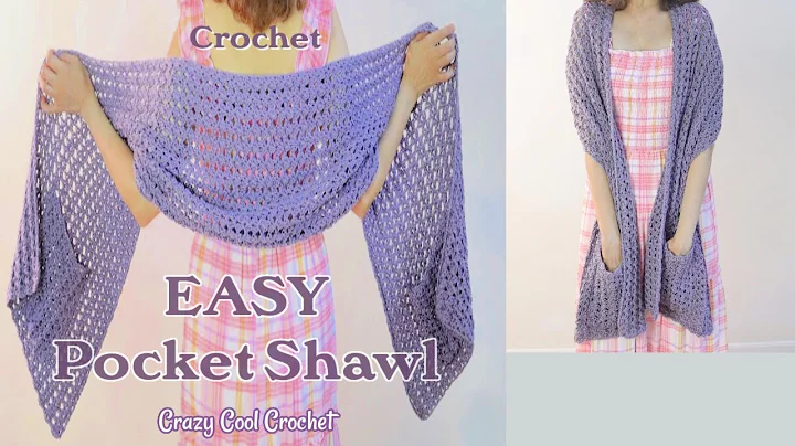 Learn Easy Crochet Pocket Shawl - Perfect for Lightweight Style!