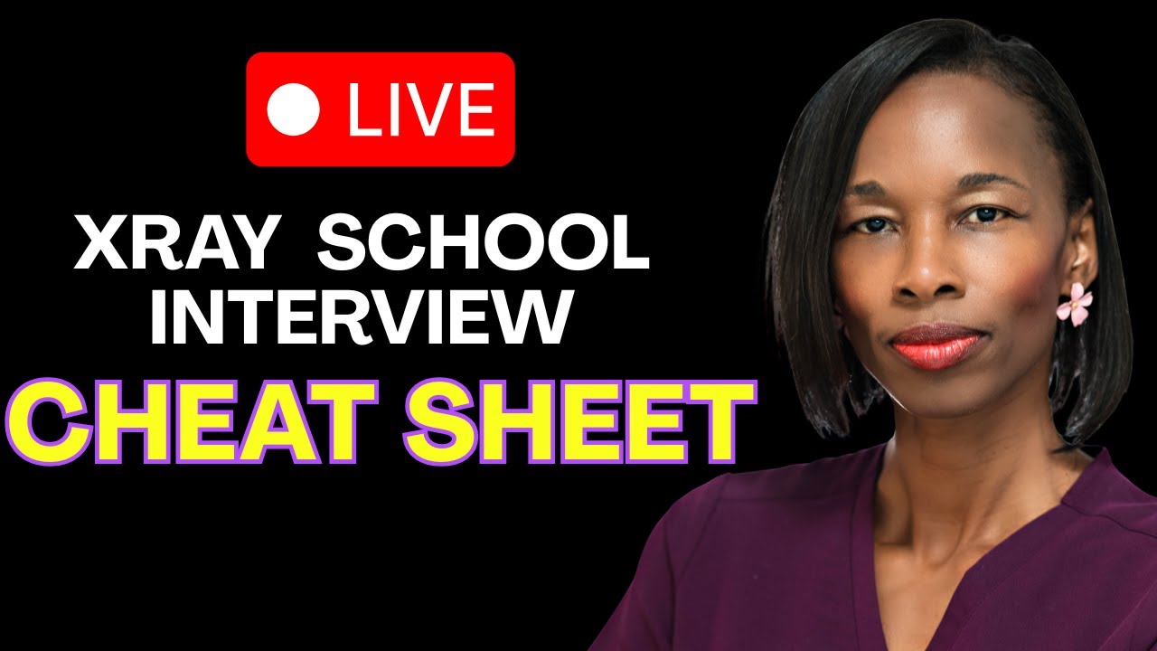 LIVE 🔴 | Top 5 things to know BEFORE Applying to a Radiology Tech School