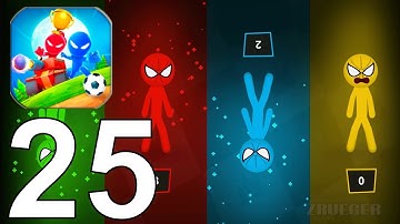 Stickman Party 2 3 4 MiniGames Part 25 Gameplay Walkthrough Android IOS