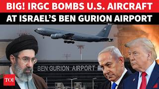CHILLING VIDEO: Iran SMASHES US Aircraft At Ben Gurion Airport, ‘Warfare Sites’ In UAE | Watch