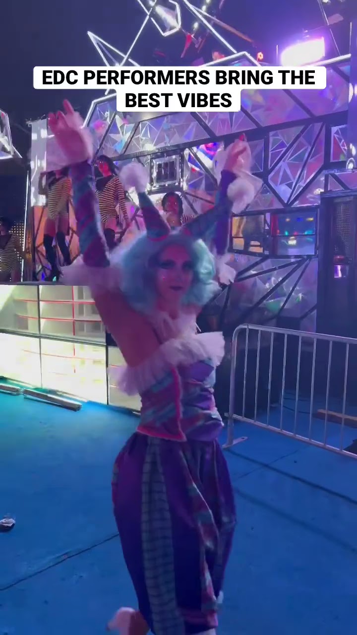 EDC performers bring the best vibes #shorts #edc