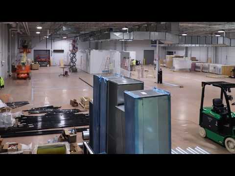 Modular Cleanroom Timelapse Construction Installation | MECART Cleanrooms