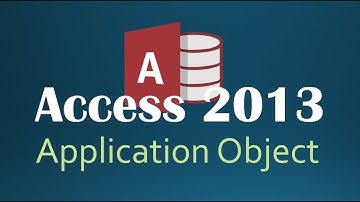 46. VBA - Application Part 2 Programming In Access 2013 (fixed audio)