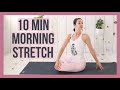 10 min Morning Yoga Stretch for Beginners - Energy Boost Yoga 