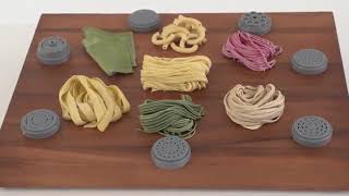 Hamilton Beach Electric Pasta Maker & Noodle Machine With 7 Molds For Spaghetti & Fettucine