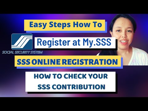 UPDATED: HOW TO REGISTER SSS ONLINE AND CHECK YOUR SSS CONTRIBUTION STEP BY STEP TUTORIAL | MAE CAN