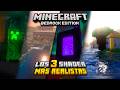 LOS 3 SHADERS MÁS REALISTAS para Minecraft Bedrock 1.21+ 👉(Gama Baja, Media y Alta) 🤯 2026