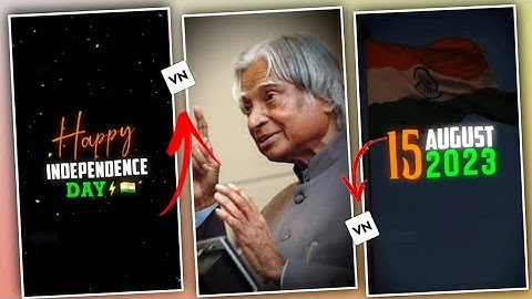 15 August Video Editing VN | Independence Day Video Editing Tutorial