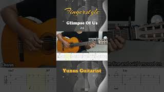 Glimpse of Us – JOJI - Fingerstyle Guitar Tutorial + TAB & Lyrics