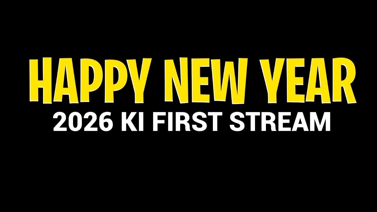 First Stream of 2026 🎉 | Happy New Year Everyone | Chill Stream - YouTube