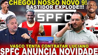 NEGÓCIO FECHADO! SPFC CONFIRMA COMPRA, NOVO 9 CHEGOU, BASTIDOR EXPLODE, LUCIANO NO VASCO? + INFO screenshot 4