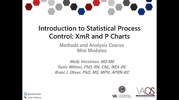 VA Quality Scholars: Introduction to Statistical Process Control - XmR and P Charts