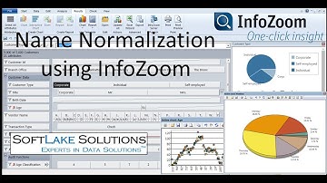 Name Normalization using InfoZoom