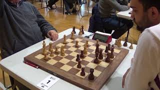 GM Evgeny Sveshnikov - GM Igor Kovalenko, Sicilian Alapin, Rapid chess