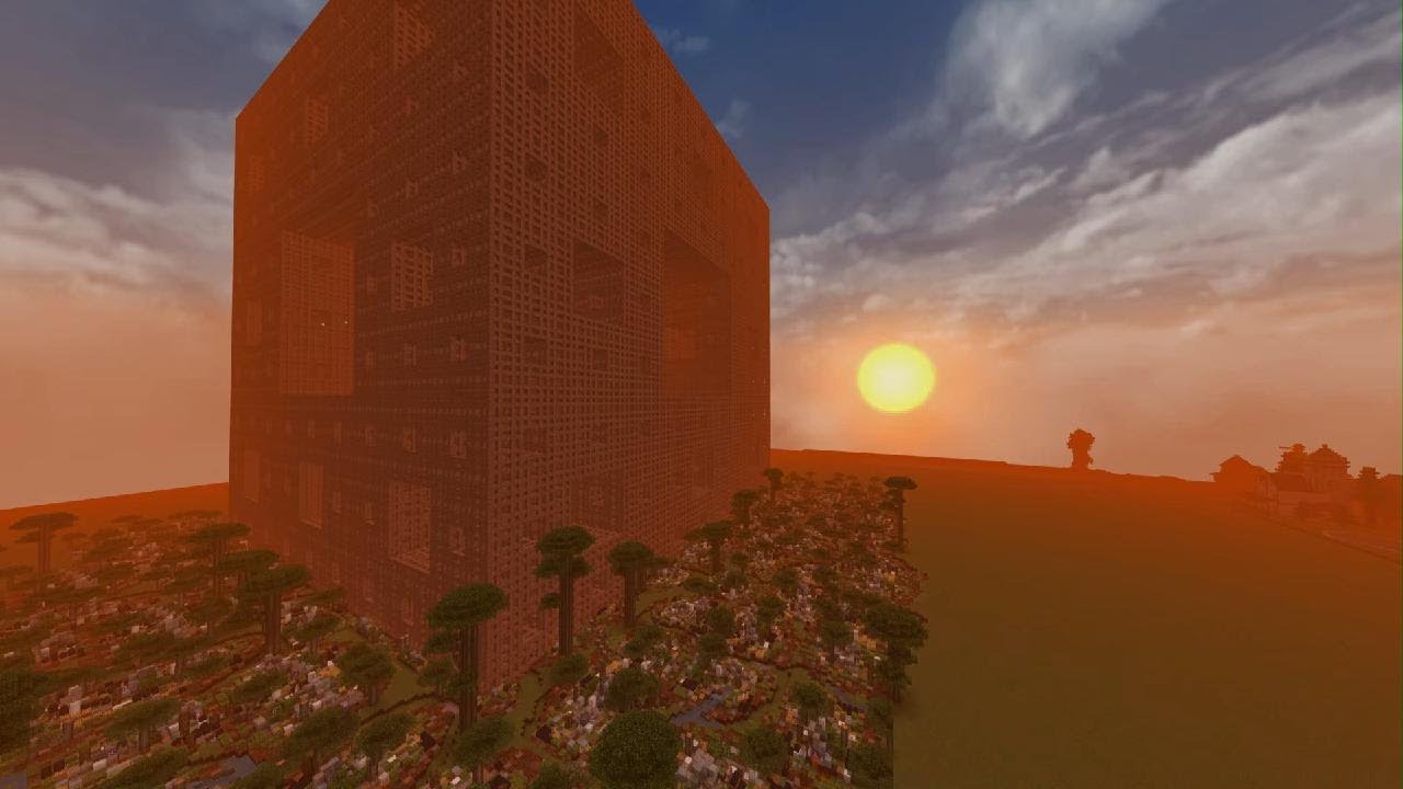 Complete Menger Sponge in Minecraft Bedrock YouTube