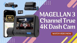 MAGELLAN DR50 3-Channel Dash Cam – True 4K Front + 2K Wide 170° + 2K Rear, screenshot 4