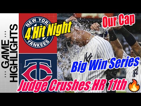 Ny Yankees vs Twins [TODAY] May 15, 2024 | Game Highlights | 4 Hit Night for Our Cap 👊🏻 Big Win 🚀