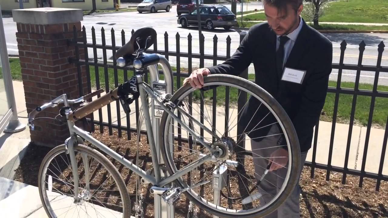 New bike lockers, bicycle repair stations in Grand Rapids