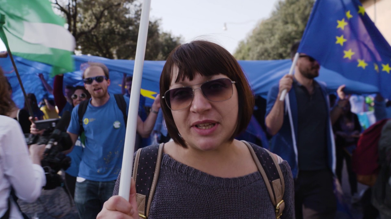 March for Europe in Rome 2017