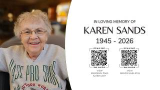 Funeral Service - Karen Sands 1945-2026 | Shepherd of the Hills Lutheran | July 10, 2026