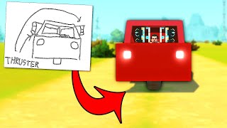 You DRAW IT, I BUILD IT! 2 Wheel Pick-up Truck, Suspension Bow, and More! [YDIB 24]