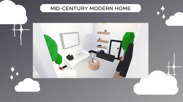 Container House - Mid-Century Modern Home Speed Build (PART 2) 🥀 Roblox Adopt Me!