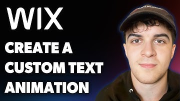 How to Create a Custom Text Animation in Wix (Full 2025 Guide)