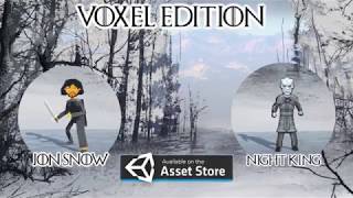 Game of Thrones Voxel Characters (Jon Snow - Night King) Unity 3D Game of Thrones Voxel Characters (Jon Snow - Night King) Unity 3D