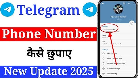 Telegram me Apna Number Kaise Chupaye | How to hide Phone Number in Telegram 2025